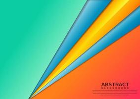 Glossy Colorful Angled Layer Design vector