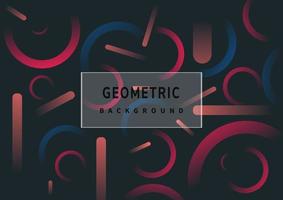 Abstract Minimal Curved Line Gradient Color Shapes Pattern  vector