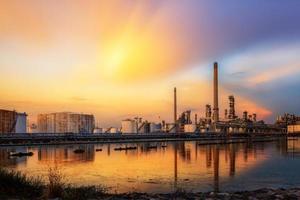 Oil refinery petrochemical industry photo