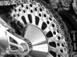Motorcycle rear chain photo