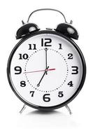 Time for work - Alarm Clock Shows Seven o`clock photo