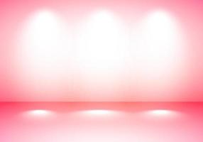 Pink empty room studio gradient background vector