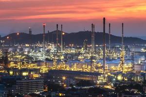 industria petrolera - fábrica de refinería