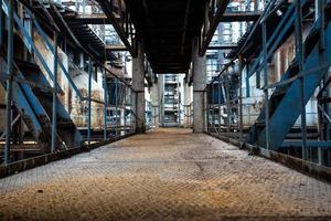 fábrica de acero abandonada foto