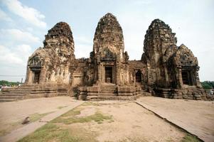 Templo de Phra Prang Sam Yod en Tailandia.