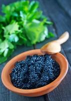 caviar negro foto