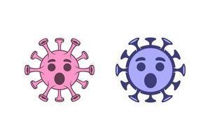 Coronavirus Covid-19 Confused Ghost Emoticons