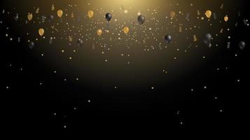Black Gold Birthday Background Images Free Download on Freepik