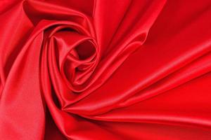 Background from a red satin fabric photo