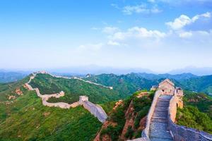 great wall the landmark of china and  beijing photo