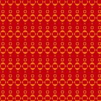 Red and Orange Pattern with Round Shapes vector