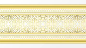 Golden ornamental border vector