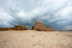 necrópolis de giza, meseta de giza, egipto. Patrimonio Mundial de la UNESCO foto
