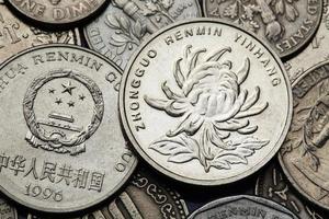 monedas de china foto