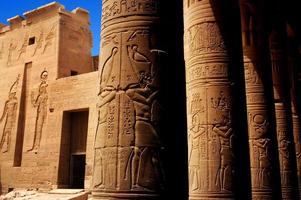 templo de philae, egipto foto