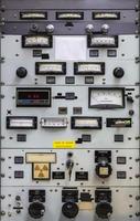 panel de control electrónico vintage foto