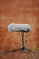 Microphone on sport field