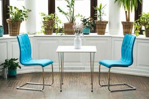 sillas de café conceptual foto