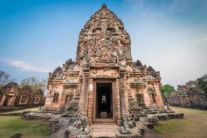 Parque histórico del castillo de phanom rung en Tailandia foto