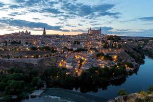 Toledo at dusk Spain photo