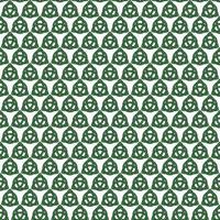 Seamless celtic knot pattern on white vector
