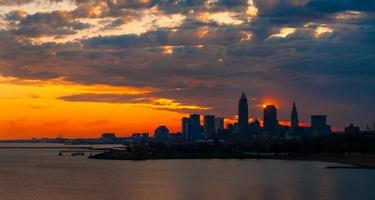 Cleveland sunrise display photo