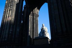 Walter Scott's monument. Edinburgh. Scotland. UK. photo