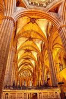 Inside Cathedral. Cathedral of the Holy Cross and Saint Eulalia. photo
