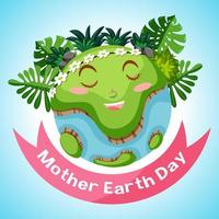 Mother earth day vector