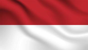 Flag of Indonesia Background vector