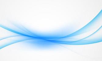 Blue and white abstract waves  vector
