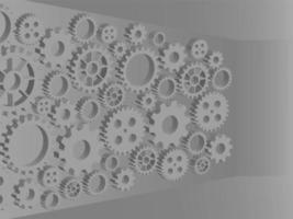 Technology background with gears vector