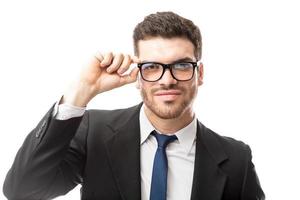 Businessman wearing glasses photo