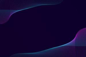 Abstract laser wave neon design vector