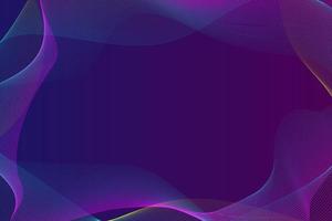 Abstract dynamic flow bright neon lines vector
