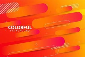 Dynamic gradient capsule shapes modern background vector