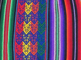 South America Indian woven fabrics photo