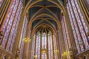 Beautiful Interior of the Sainte Chapelle