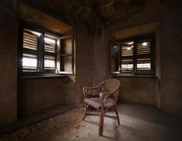 old abandoned room. photo