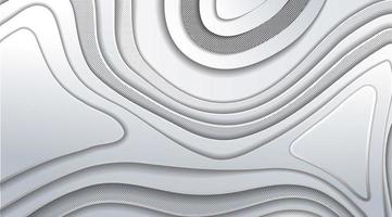 Overlapping gradient gray wave design vector