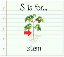 S is for Stem vector