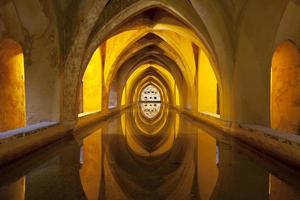 Baths of Maria Padilla in the Royal Palace, Seville, Spain photo