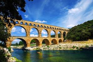 Pont du Gard in southern France photo