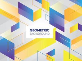 Geometric background template vector