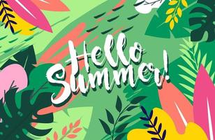 Abstract Background for summer  vector