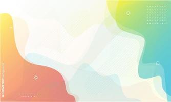 Multicolored Colorful Fluid Abstract Background vector