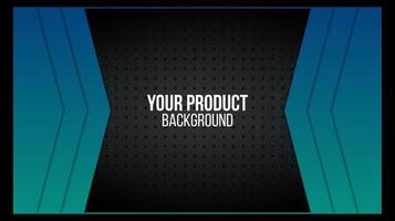 Layered gradient blue triangle borders on grate texture vector