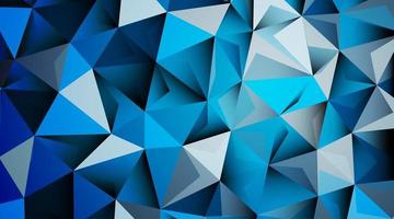 Triangle pattern abstract background in blue vector