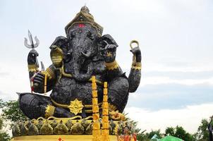 Statute of Ganesha, God of Hindu,steel