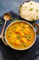 Aloo Mutter Curry Indian food photo